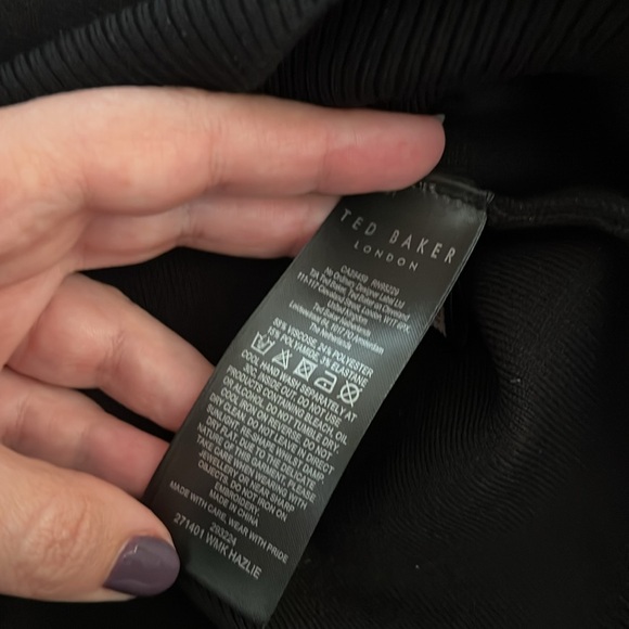 Ted Baker Black Embellished Sequin Sweater - Picture 10 of 16